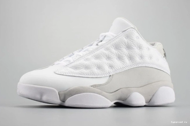 white mens Air 310810-100 LowPure 13 Jordan Money 1001